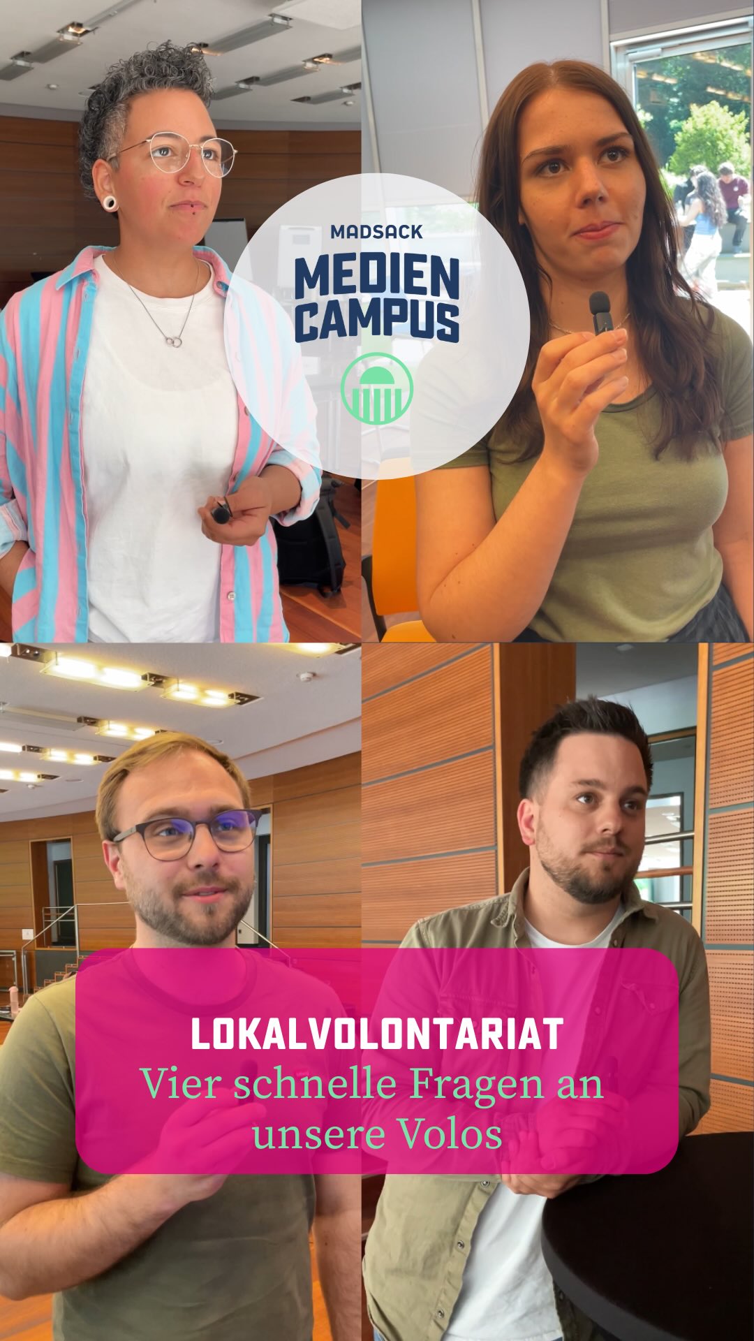 Zeit für vier schnelle Fragen! Nach 15 Monaten haben wir uns beim Zieleinlauf-Kurs unserer Volos mal umgehört. Wie würden sie ihr Volo in drei Worten beschreiben und was gefällt ihnen besonders gut? Ein paar Tipps für angehende Volontäre und Volontärinnen sind auch dabei. 👀
#journalismus #volo #volontariat #redaktion #lokaljournalismus #madsack #madsackmediencampus #karrierebeimadsack